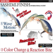 MỒI GIẢ SASHIMI FLAT CRANK
