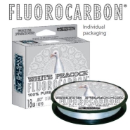 DÂY CÂU CÁ BALSAX: WHITE PEACOCK FLUOROCARBON 50M (CÔNG TRẮNG)