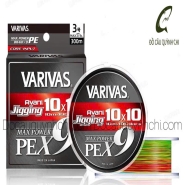 Dù Varivas 300m Jigging 10x10 Max power PE X9